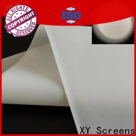 XY Screens hard rear projection fabric with good price for fixed frame projection screen 1