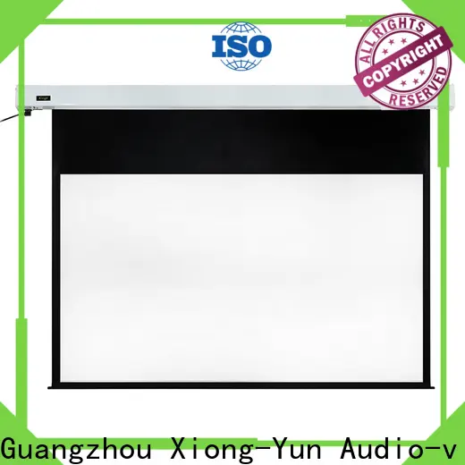 XY Screens curved Motorized Projection Screen personalized for rooms 1