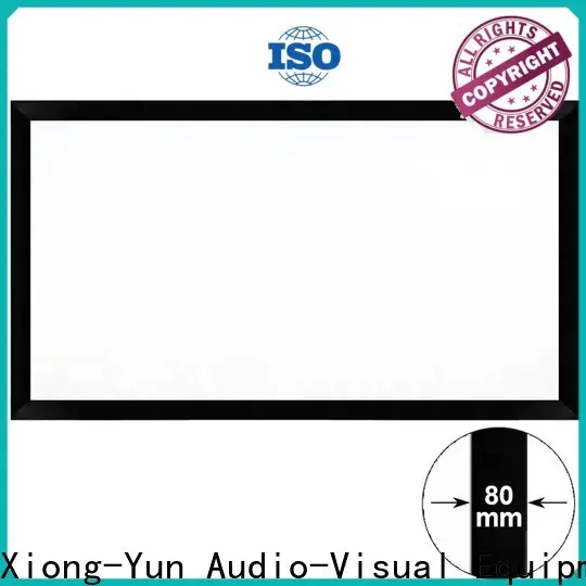 XY Screens fixed movie projector screen factory price for home 1