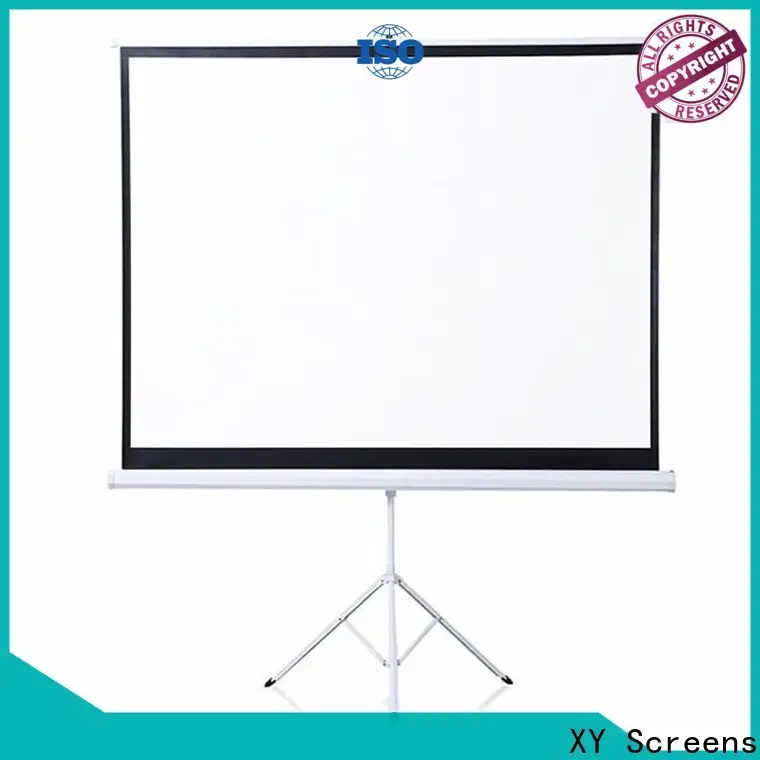 standard portable tripod projector screen factory price for company 1
