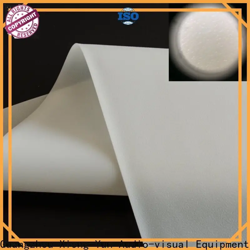 XY Screens acoustically rear projection screen material design for thin frame projector screen 1