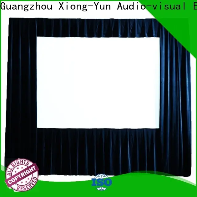 XY Screens fast folding outdoor pull down projector screen personalized for park 1