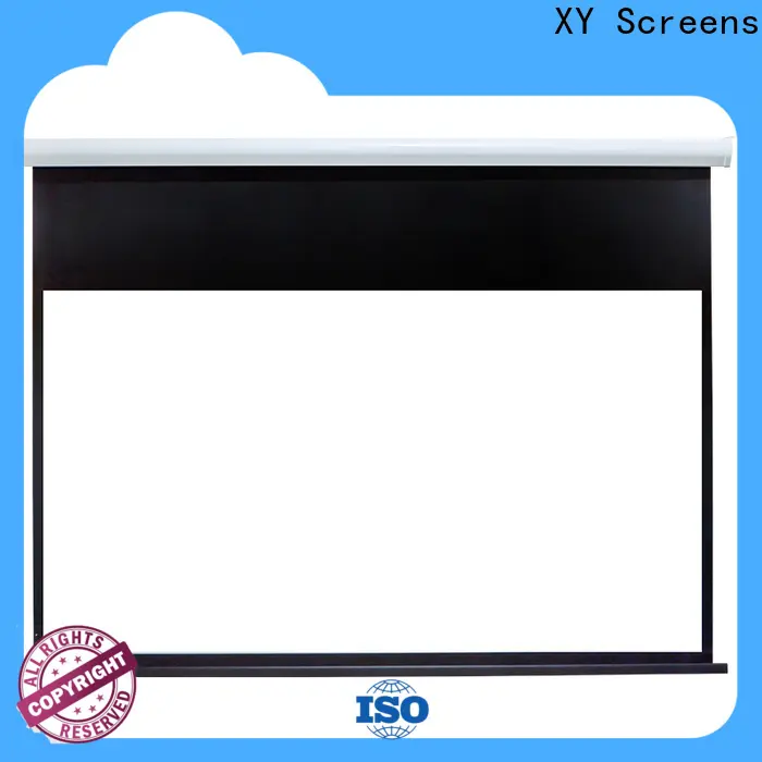 XY Screens curved Motorized Projection Screen personalized for theater 1