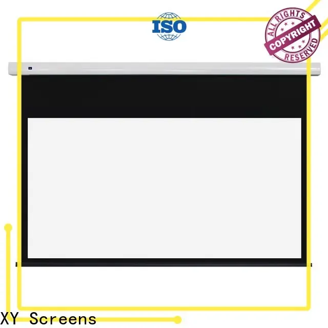 curved motorised projector screen personalized for theater 1