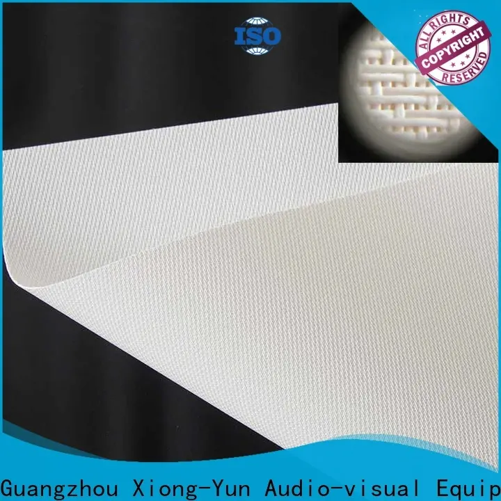 XY Screens transparent acoustically transparent screen material customized for fixed frame projection screen 1