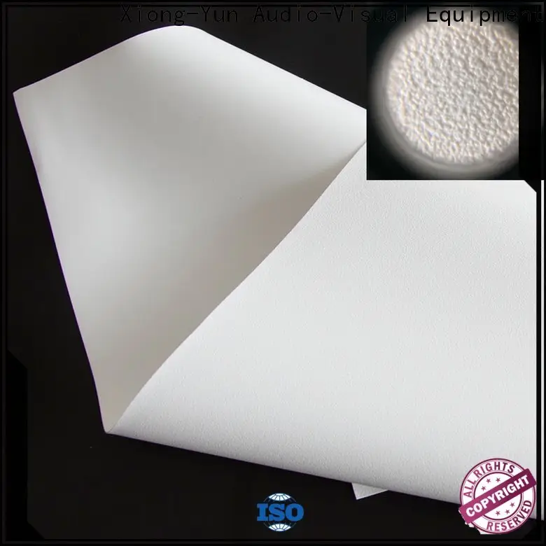 XY Screens front and rear fabric design for thin frame projector screen1 1