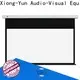 XY Screens curved motorised projector screen factory price for indoors 1