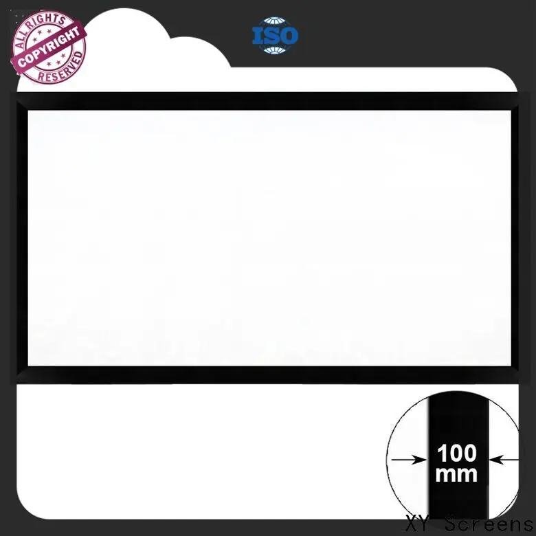 XY Screens curved home projector screen customized for theater 1