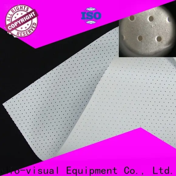 XY Screens acoustically acoustic absorbing fabric series for motorized projection screen 1