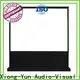 white pull up projector screen factory for indoors 1