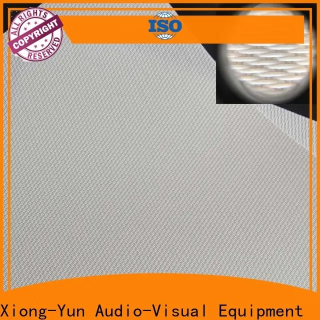 transparent acoustic screen material customized for thin frame projector screen 1