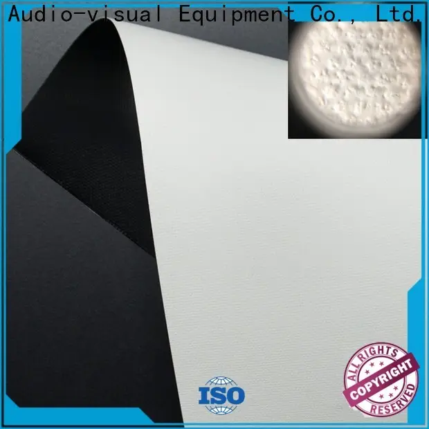 XY Screens front and rear fabric design for motorized projection screen1 1