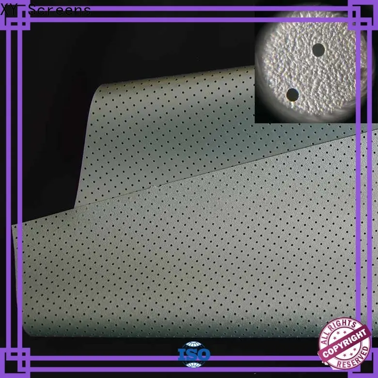 XY Screens acoustically transparent screen material customized for projector screen 1