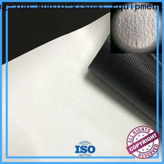 XY Screens normal front fabrics with good price for motorized projection screen 1