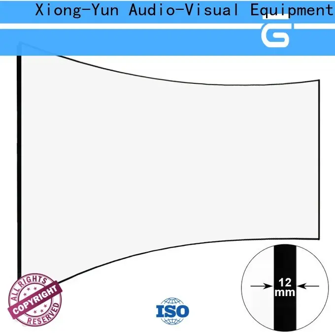 XY Screens curved home theater screen factory price for household 1
