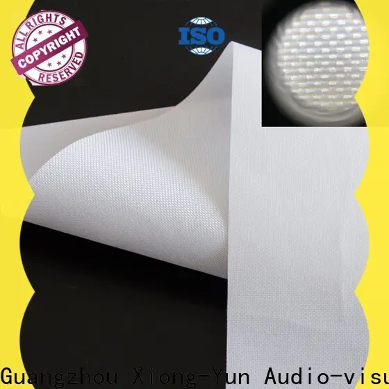 XY Screens transparent rear projection screen material with good price for motorized projection screen 1