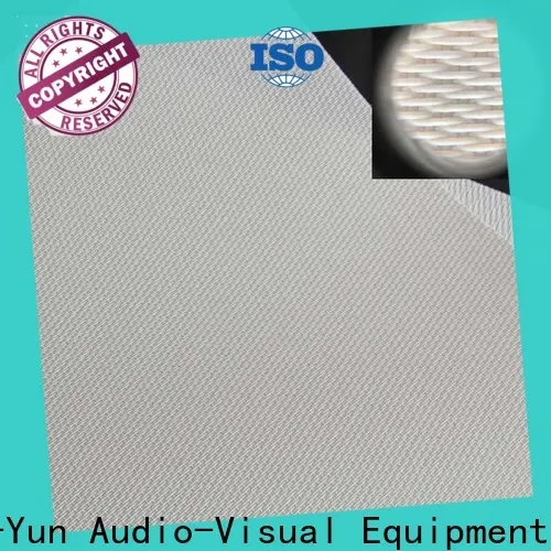perforating Acoustically Transparent Fabrics customized for fixed frame projection screen 1