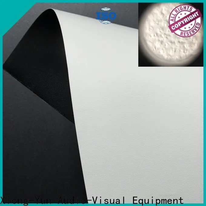 XY Screens hard screen front fabrics design for thin frame projector screen 1