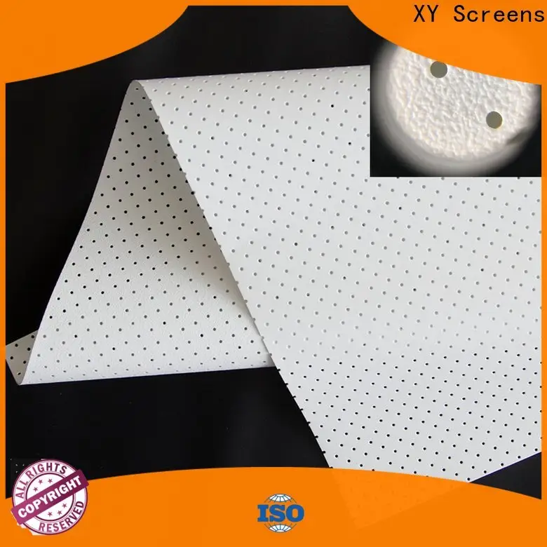XY Screens acoustic screen material directly sale for thin frame projector screen 1
