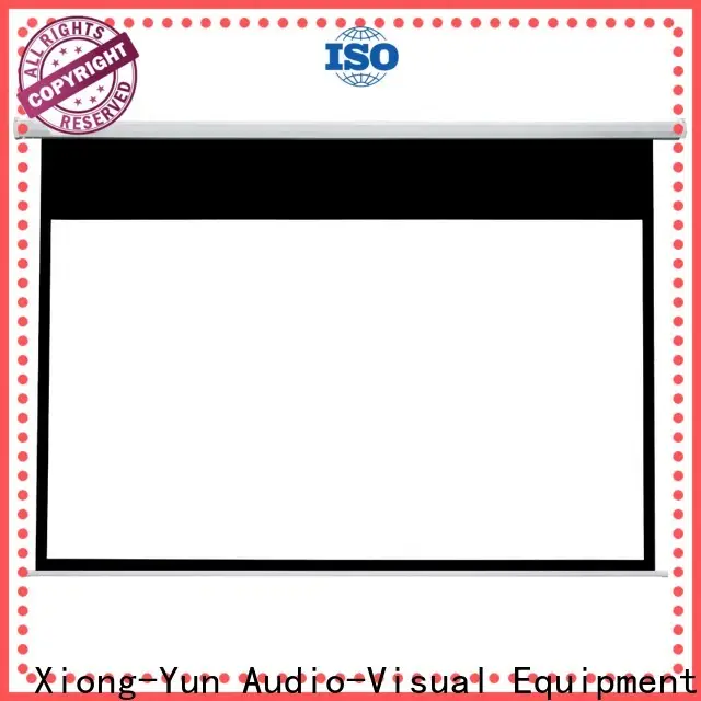 XY Screens intelligent Motorized Projection Screen supplier for theater 1