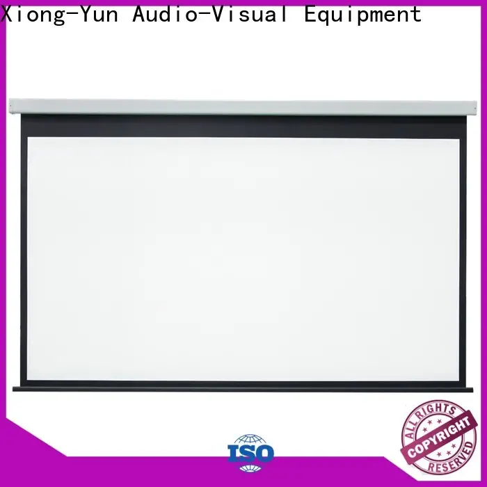 XY Screens intelligent motorized projector screen supplier for theater 1