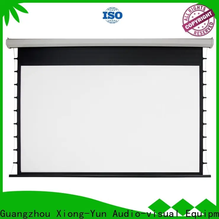 XY Screens intelligent Motorized Projection Screen supplier for rooms 1
