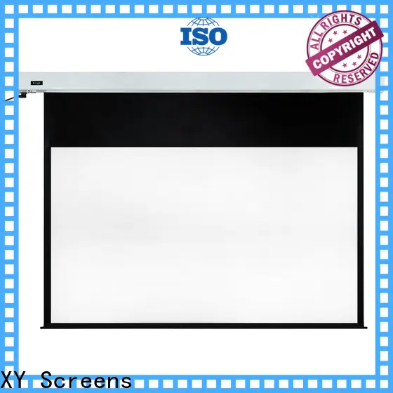 XY Screens stable motorized projector screen personalized for rooms 1