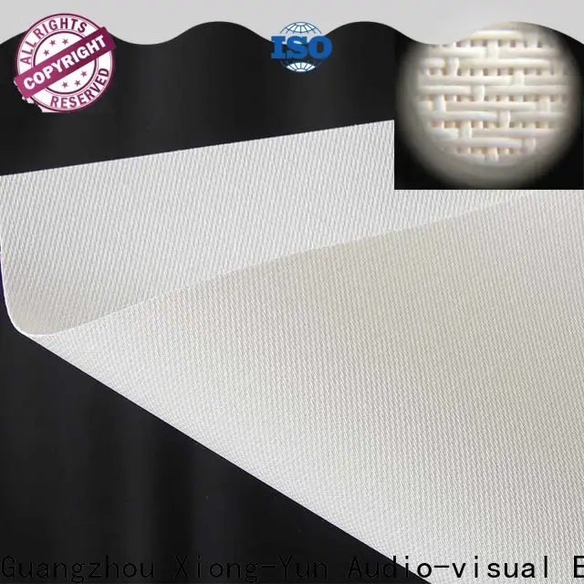 XY Screens acoustically transparent screen fabric series for fixed frame projection screen 1