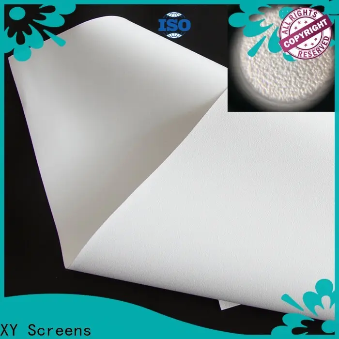 XY Screens front and rear fabric design for motorized projection screen2 1