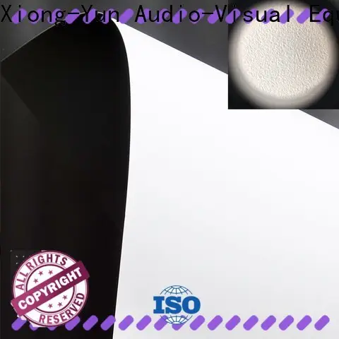 XY Screens flexible projector fabric design for fixed frame projection screen 1