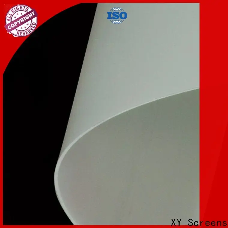 transparent rear projection fabric factory for thin frame projector screen 1