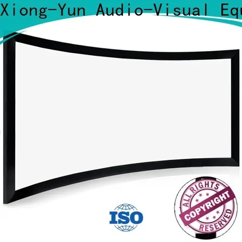 XY Screens curved Home Entertainment Curved Projector Screens supplier for movies 1