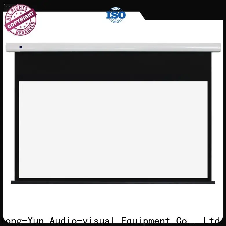 XY Screens Motorized Projection Screen design for household 1