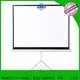 XY Screens standard tripod screen personalized for meeting room 1