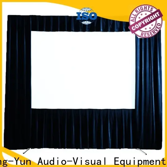 XY Screens portable outdoor pull down projector screen personalized for park 1