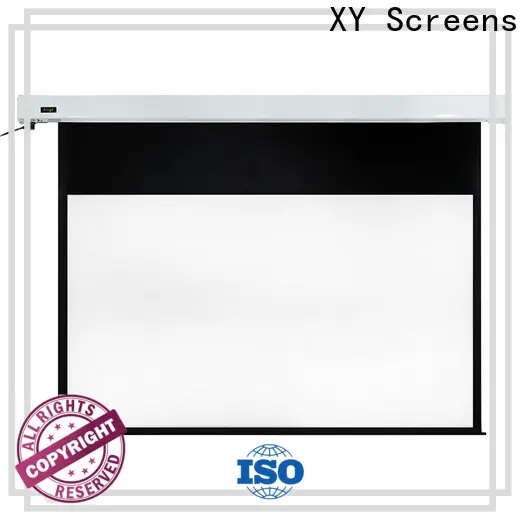 XY Screens retractable Motorized Projection Screen wholesale for home 1
