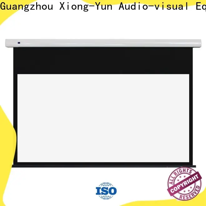 XY Screens intelligent tab tensioned projector screen supplier for indoors 1