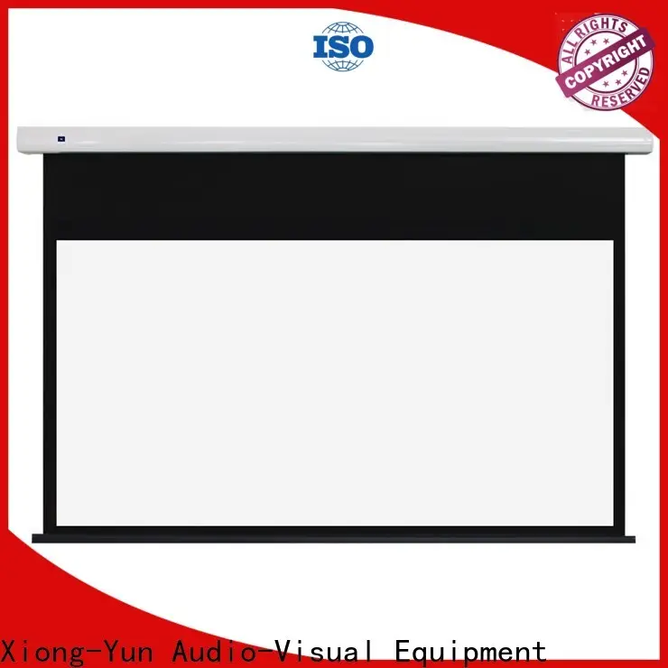 XY Screens durable Motorized Projection Screen supplier for indoors 1