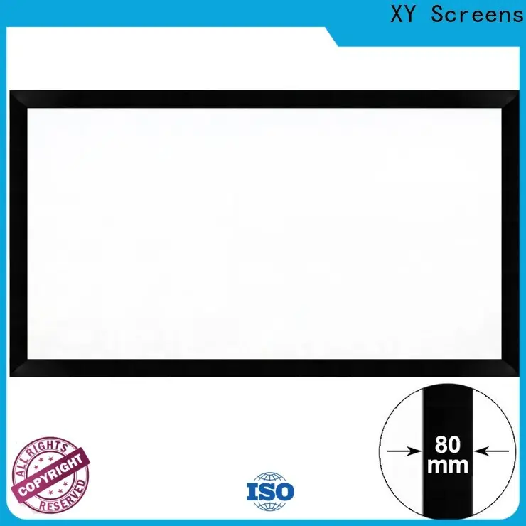 XY Screens slim movie projector screen factory price for meeting room 1