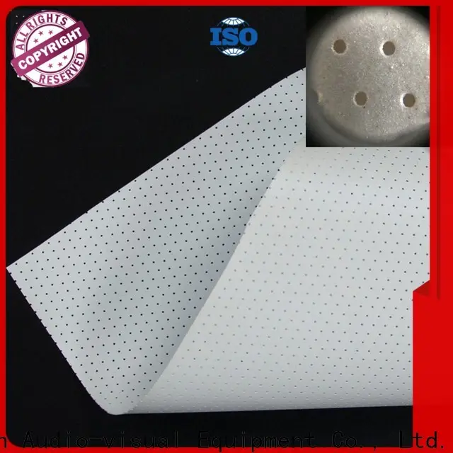 XY Screens transparent acoustic screen material from China for projector screen 1
