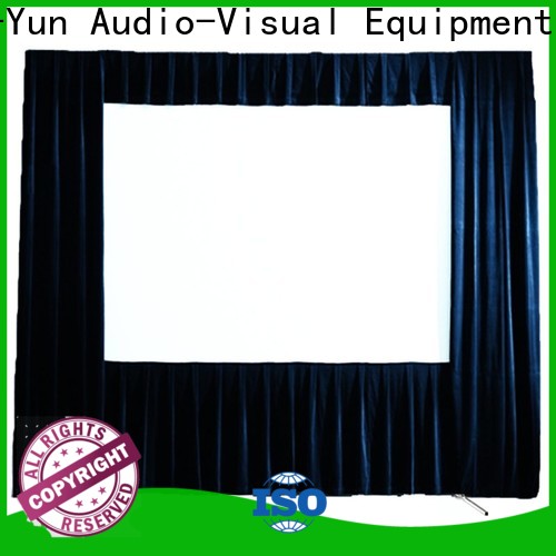 Curved Outdoor Projector Screen Personalized | XY Screens
