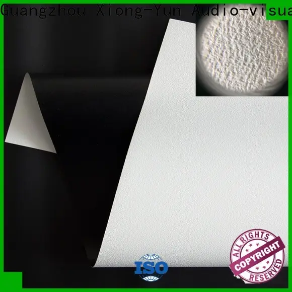 durable front and rear fabric design for motorized projection screen 1