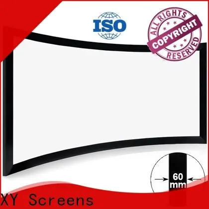 XY Screens slim curved home theater screen factory price for ktv 1