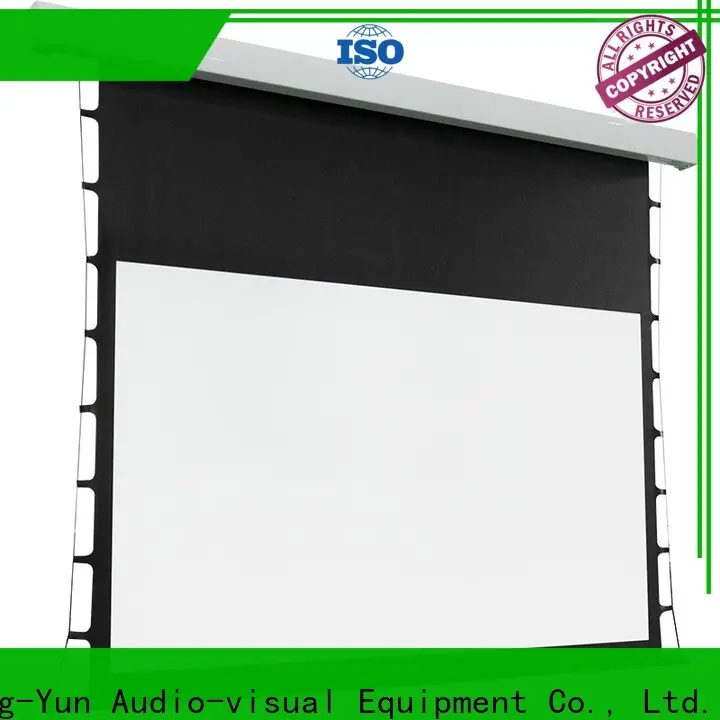 electric tensioned projector screen supplier for household 1