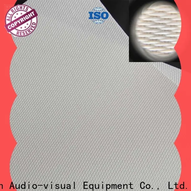 perforating acoustic absorbing fabric manufacturer for motorized projection screen 1