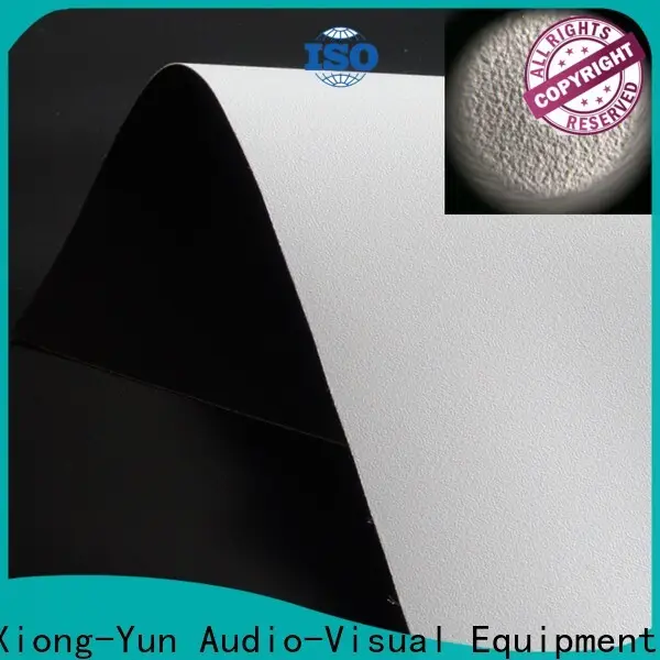 XY Screens flexible front fabrics factory for fixed frame projection screen 1