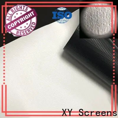 XY Screens flexible front fabrics inquire now for motorized projection screen 1