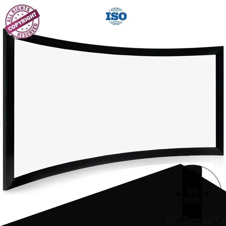 XY Screens thin Home Entertainment Curved Projector Screens wholesale for movies 1