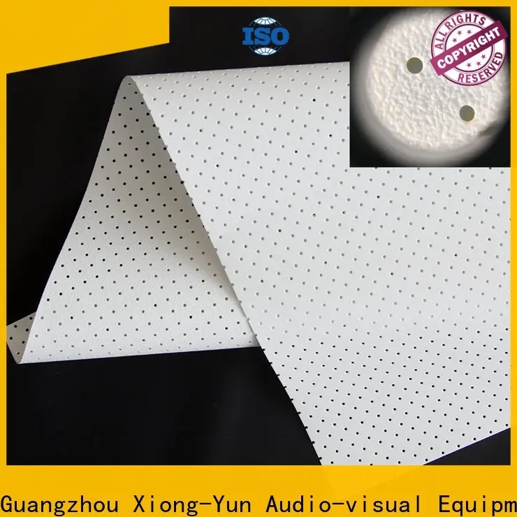 XY Screens acoustically 120 acoustically transparent screen from China for fixed frame projection screen 1