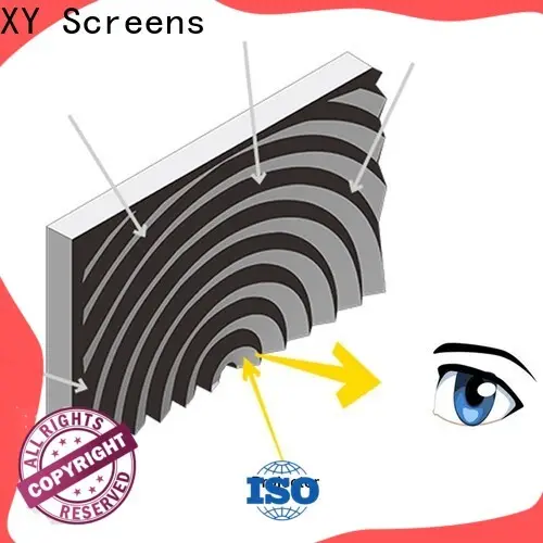XY Screens ultra short throw projector screen series for movies 1